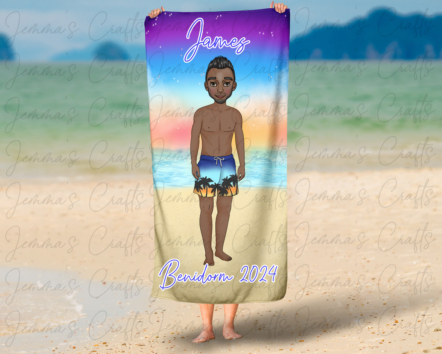 Personalised Beach / Pool Towel