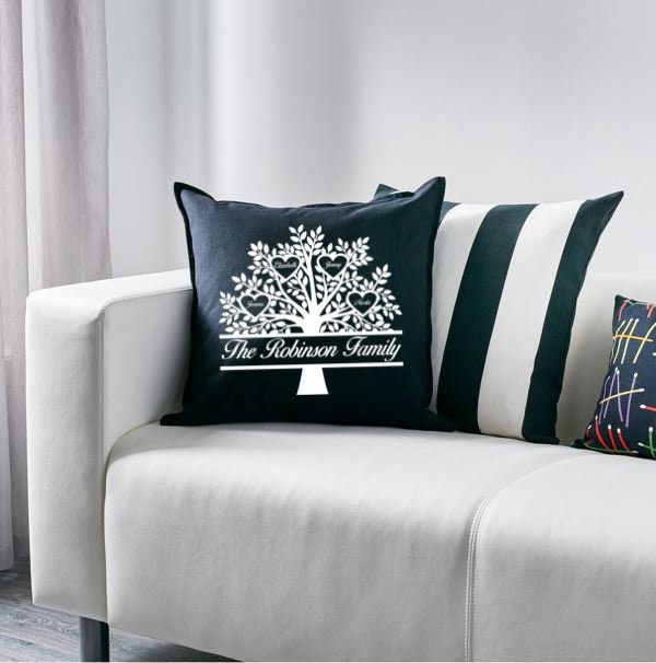 Family Tree Printed Cushion