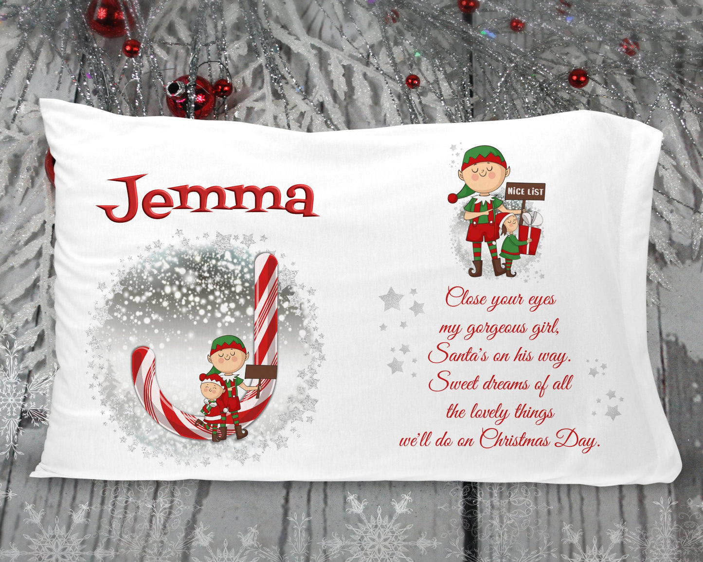 CANDY CANE COLLECTION - Christmas Pillowcase