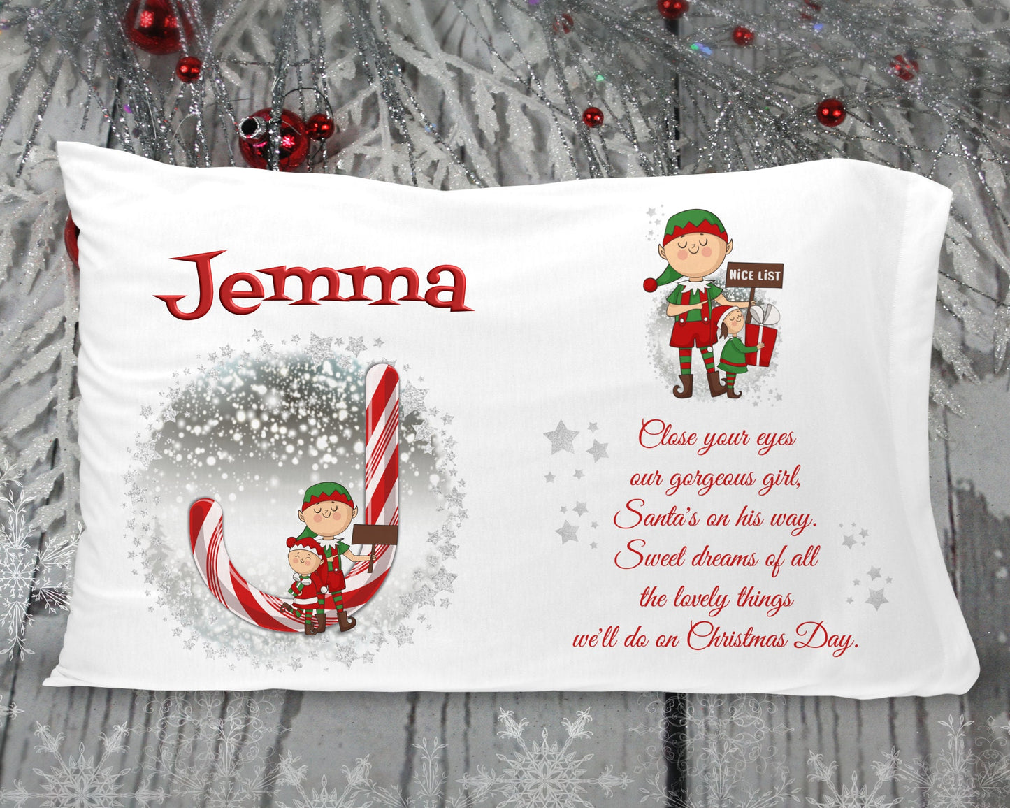 CANDY CANE COLLECTION - Christmas Pillowcase