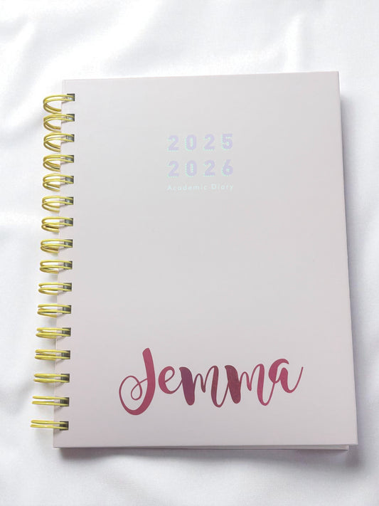 Personalised Academic Diary 2025/26!!