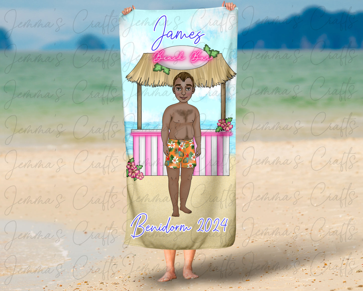 Personalised Beach / Pool Towel