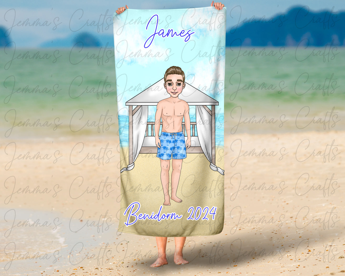 Personalised Beach / Pool Towel