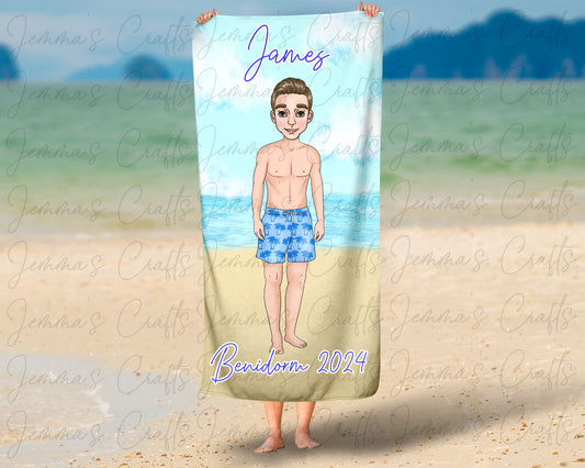 Personalised Beach / Pool Towel