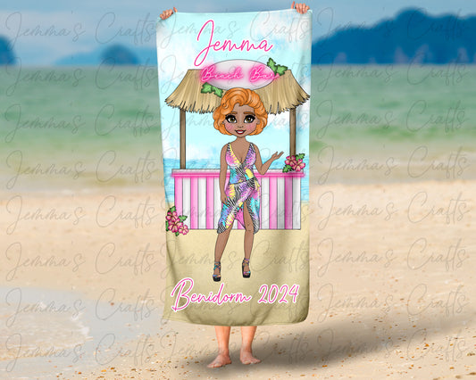 Personalised Beach / Pool Towel