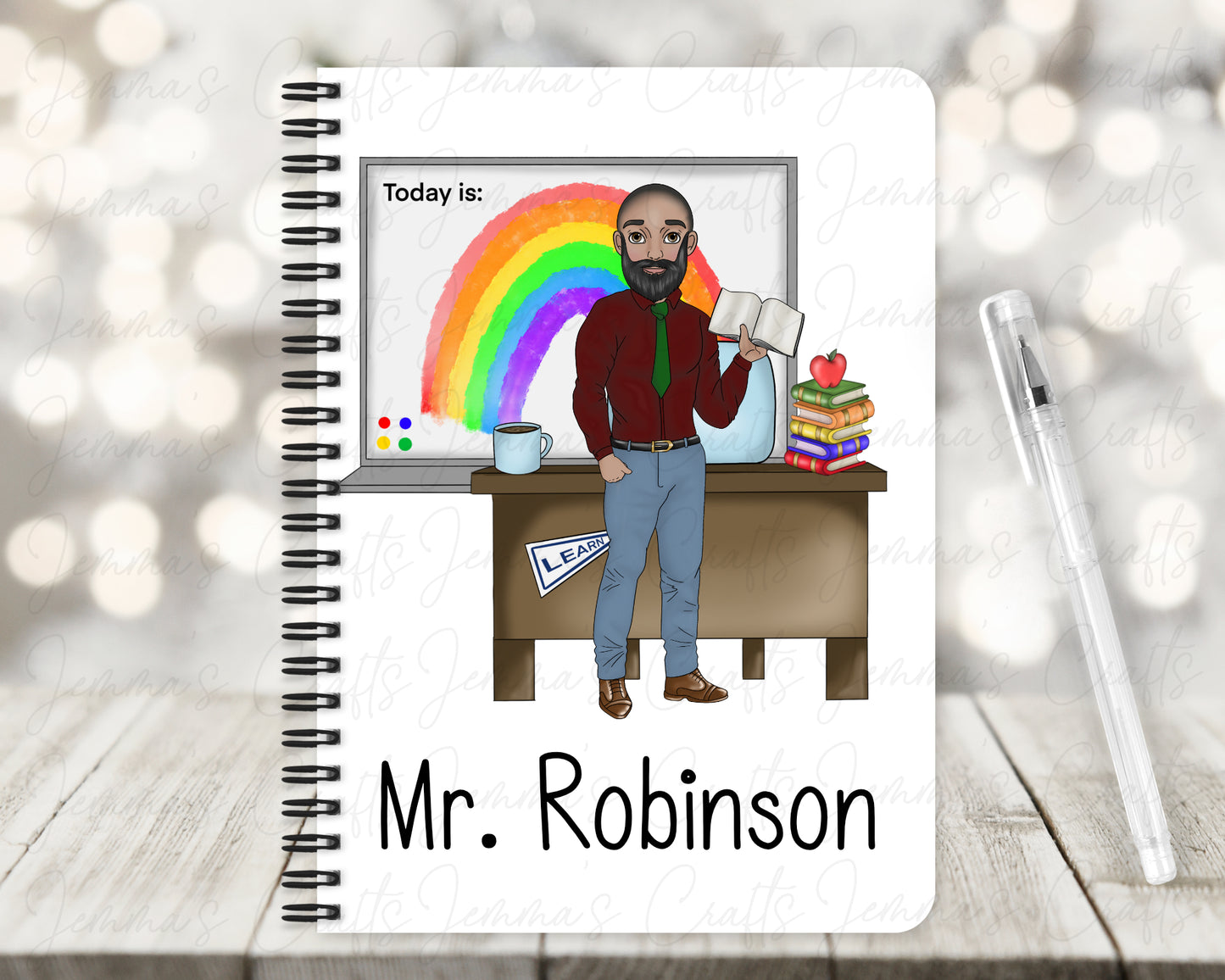Thank You Teacher A5 Notebook