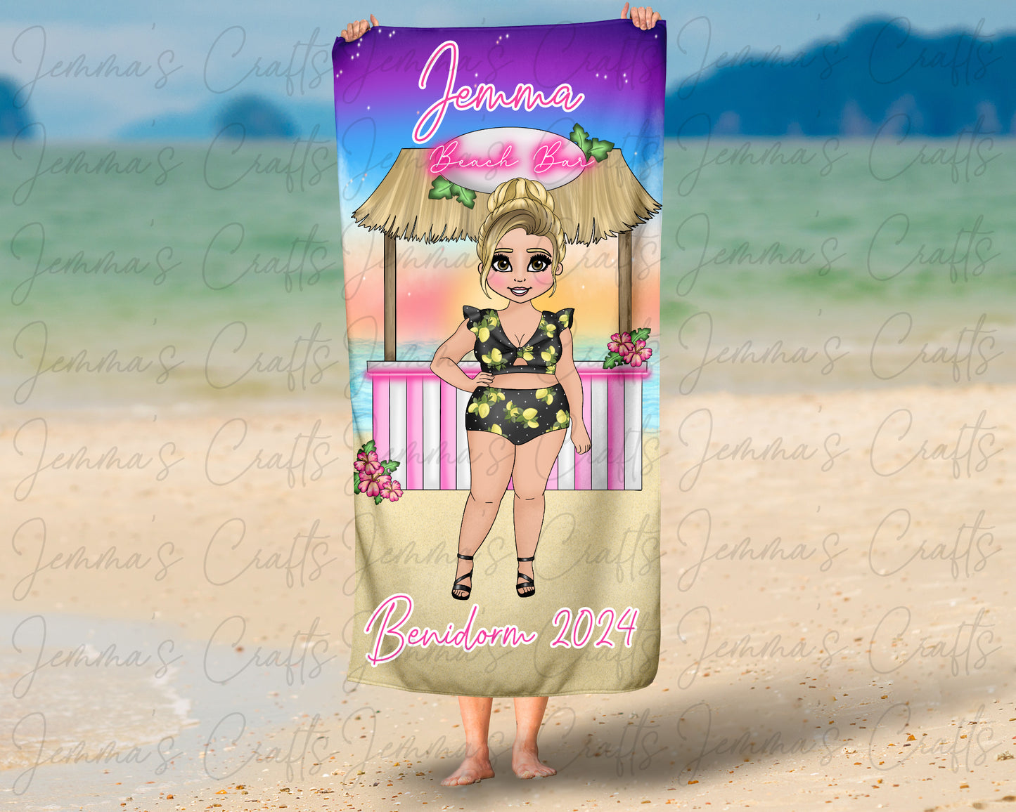 Personalised Beach / Pool Towel