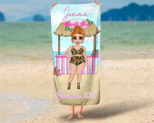 Personalised Beach / Pool Towel