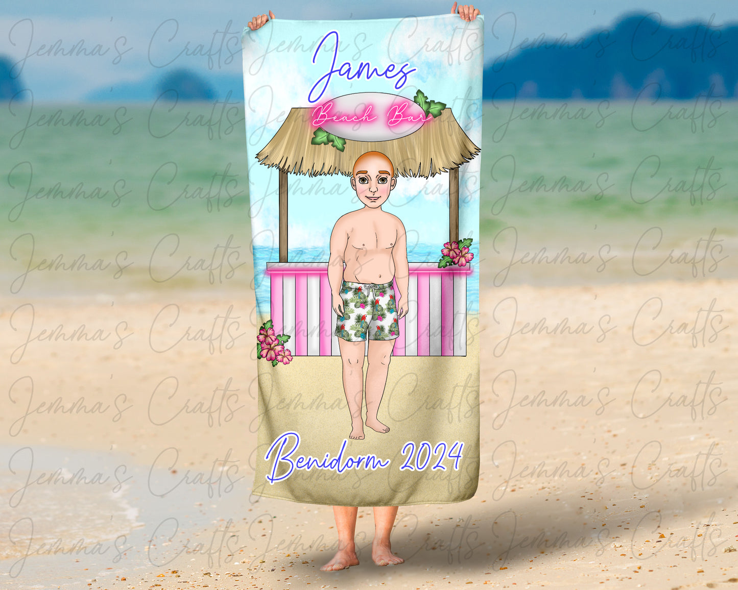 Personalised Beach / Pool Towel