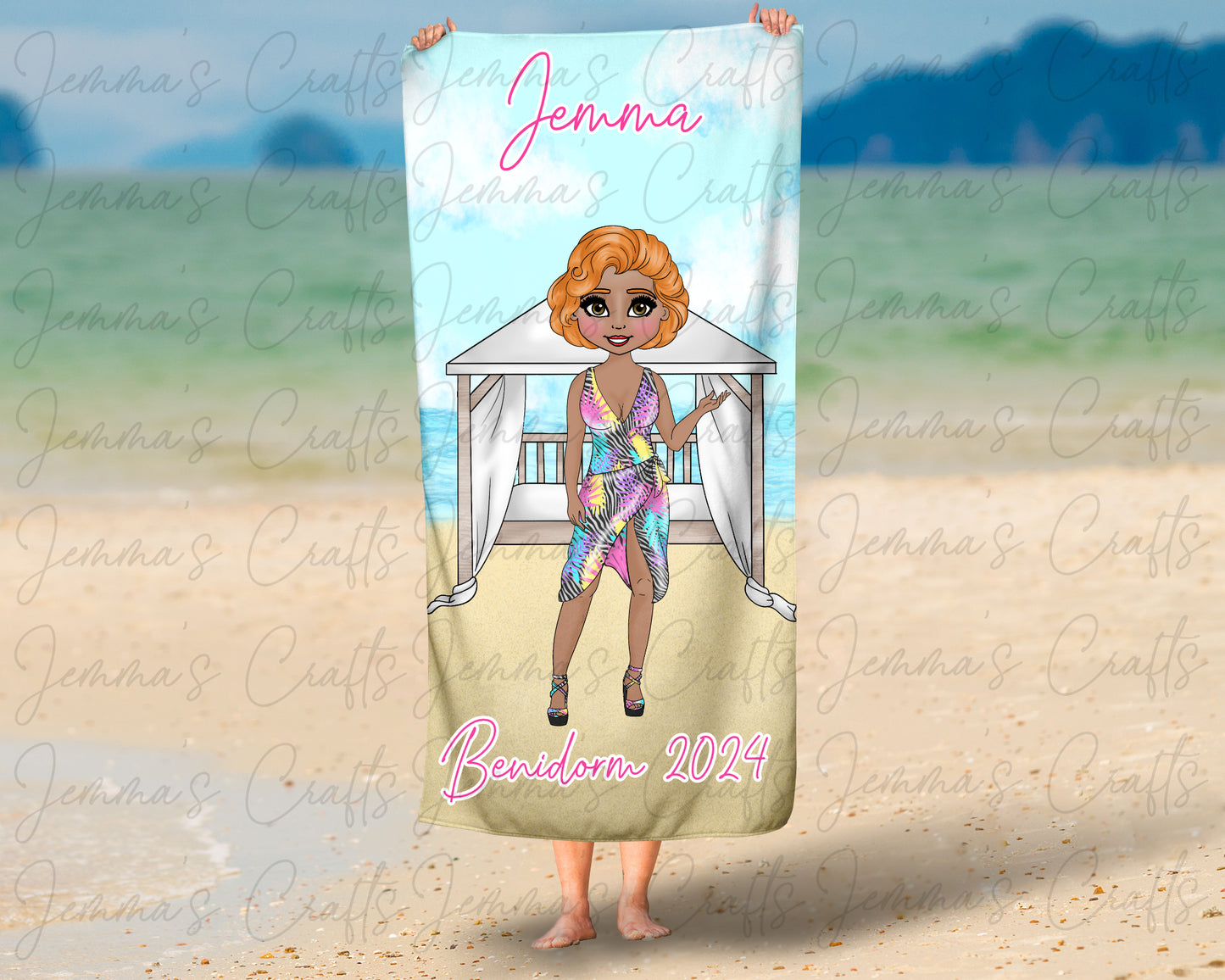 Personalised Beach / Pool Towel