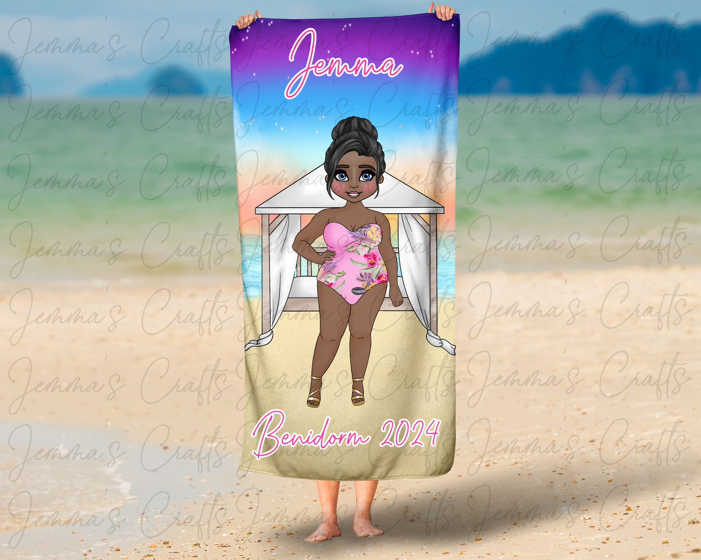 Personalised Beach / Pool Towel