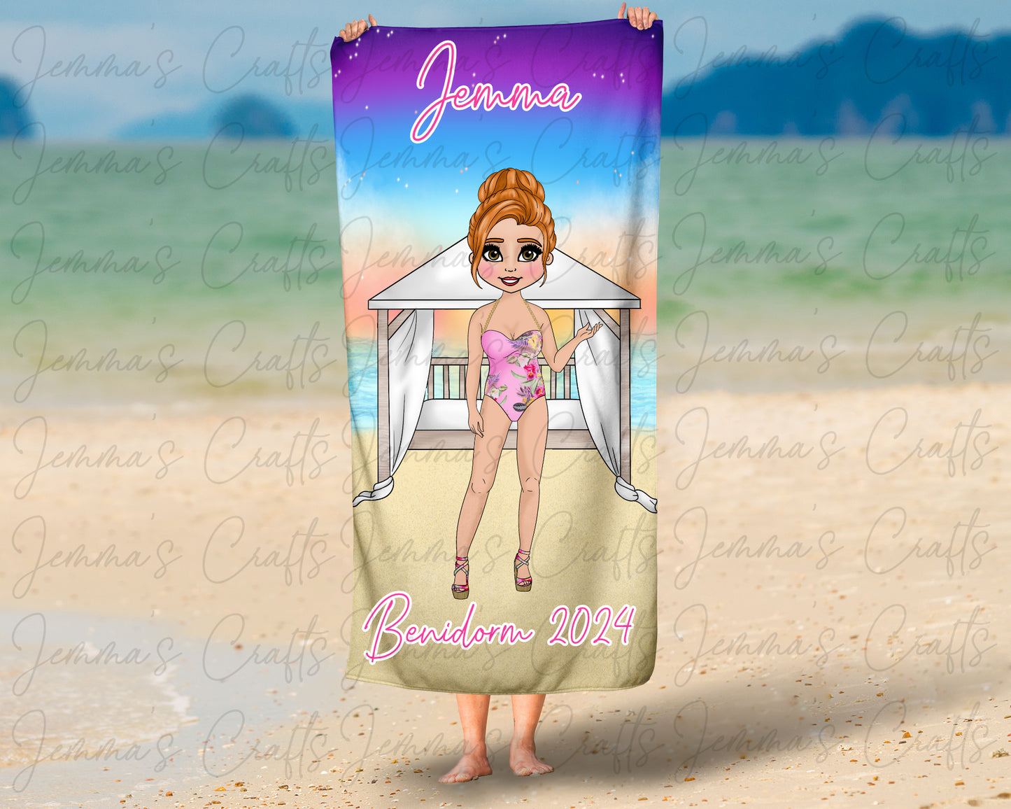 Personalised Beach / Pool Towel