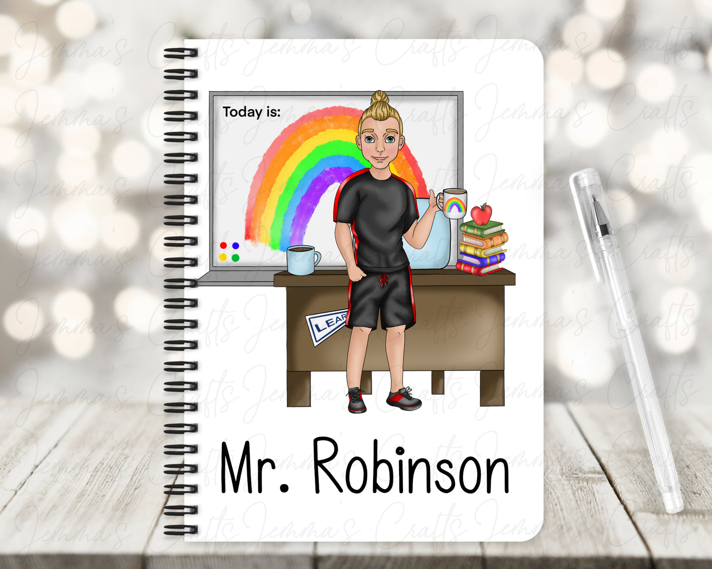 Thank You Teacher A5 Notebook