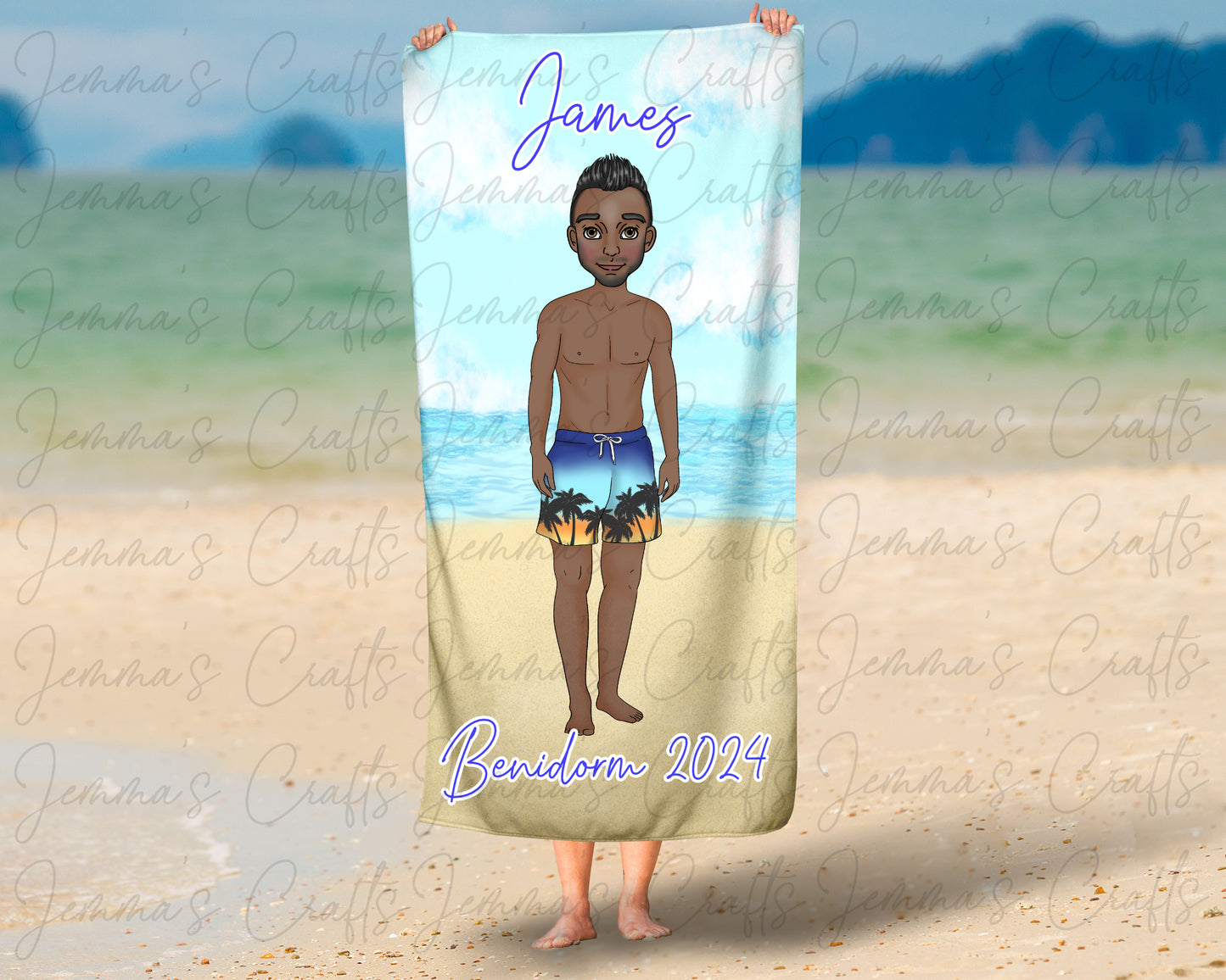 Personalised Beach / Pool Towel