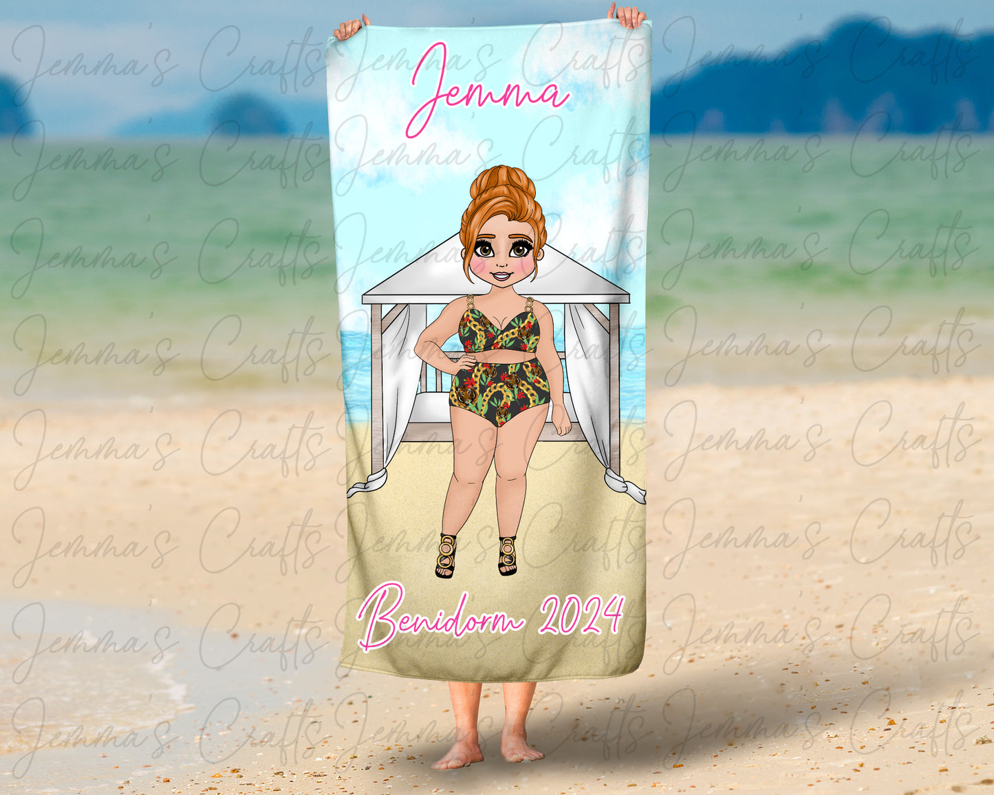 Personalised Beach / Pool Towel