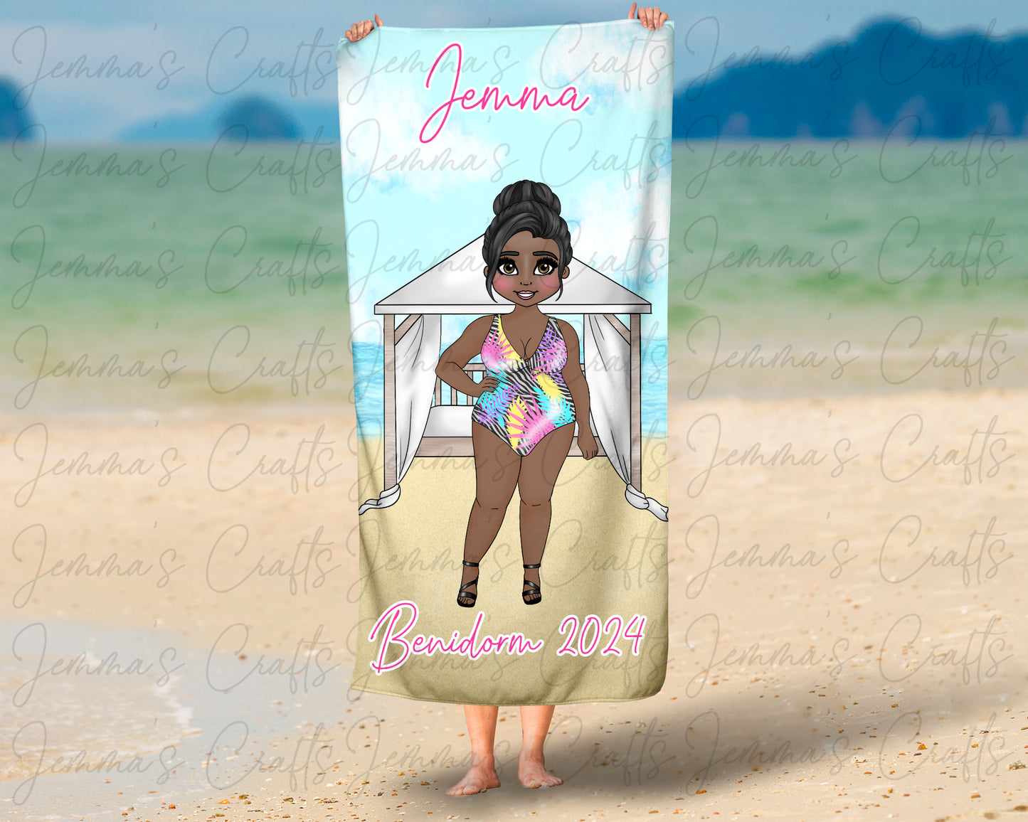 Personalised Beach / Pool Towel