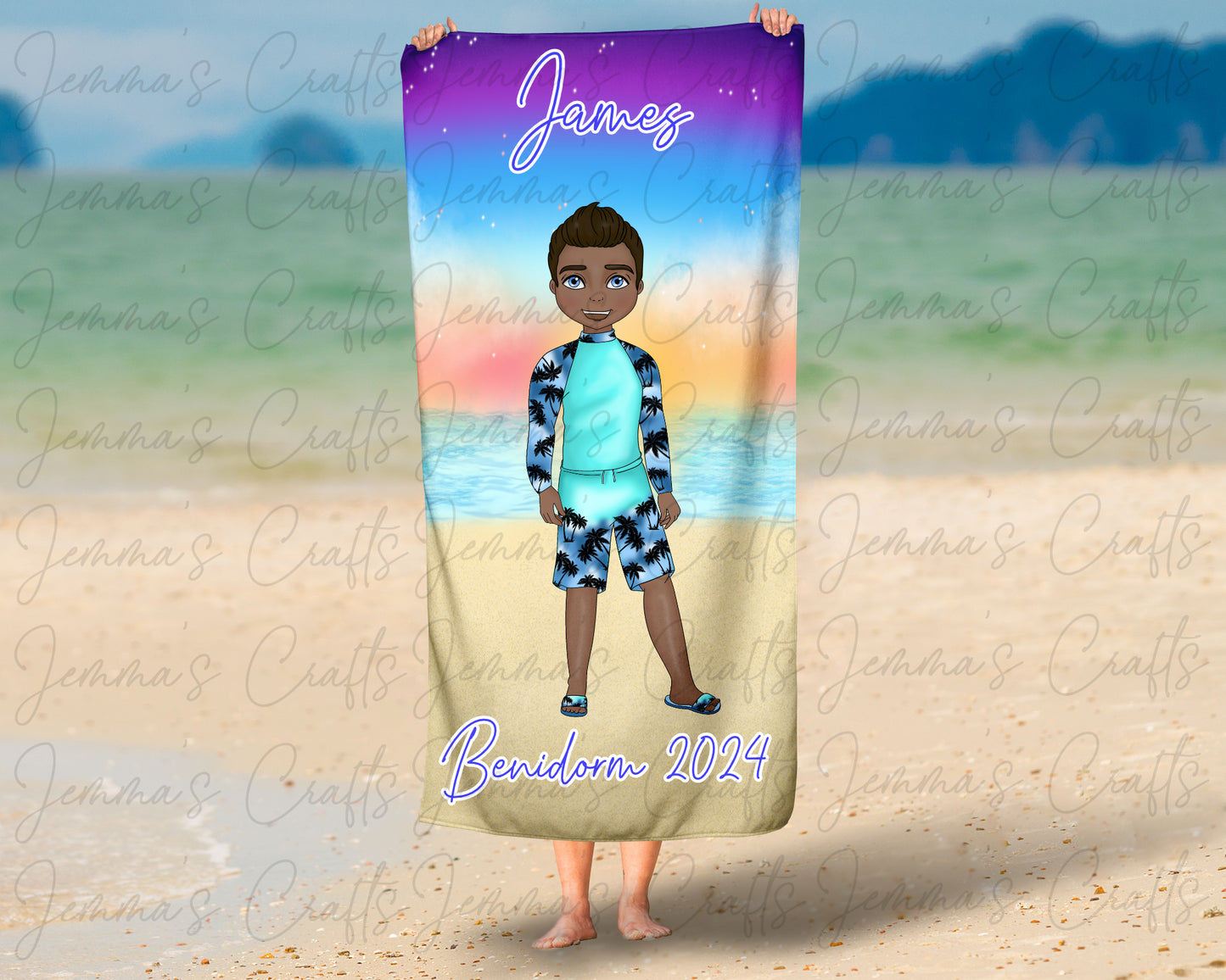 Personalised Beach / Pool Towel