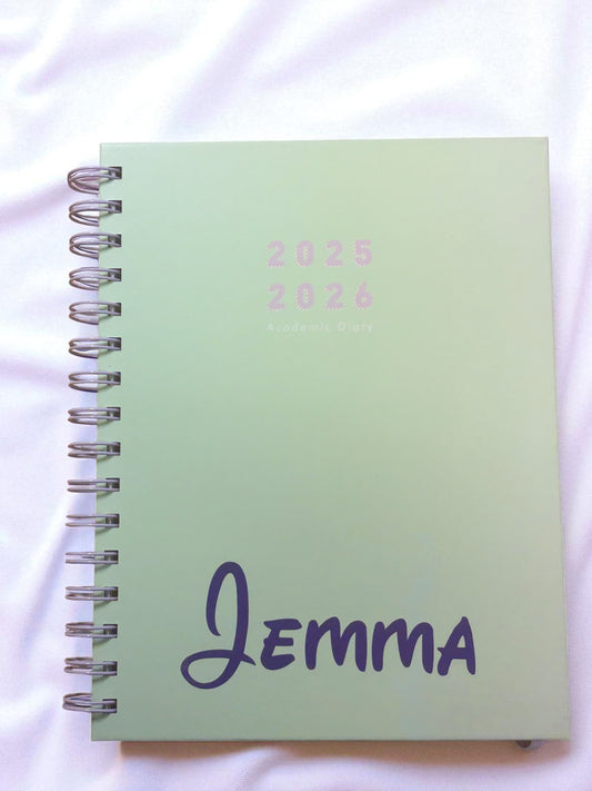 Personalised Academic Diary 2025/26!!