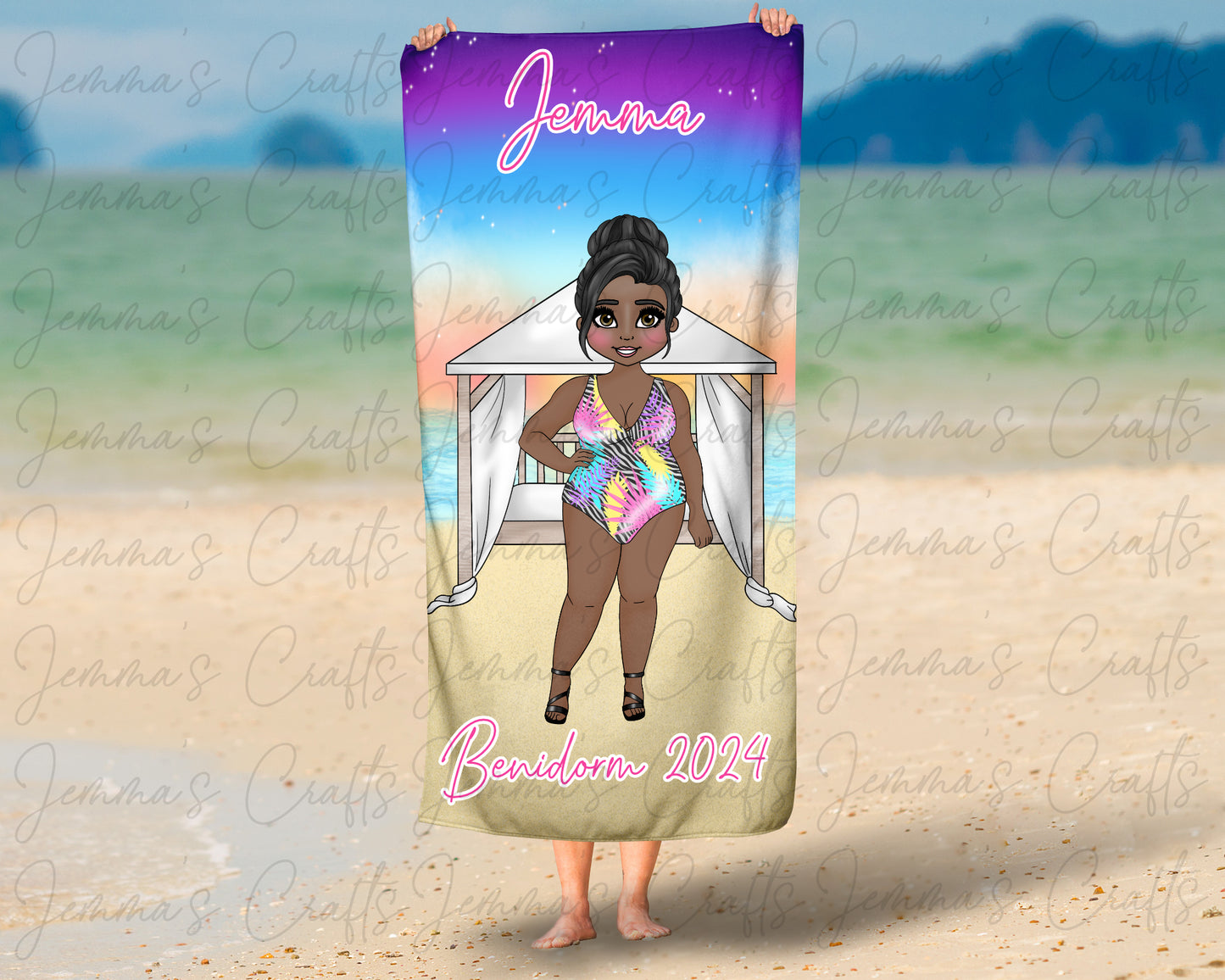 Personalised Beach / Pool Towel