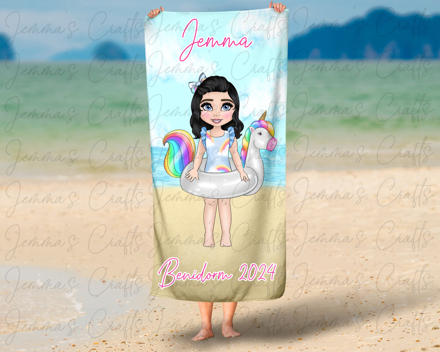 Personalised Beach / Pool Towel