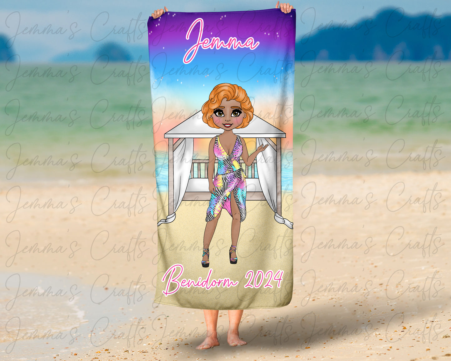 Personalised Beach / Pool Towel