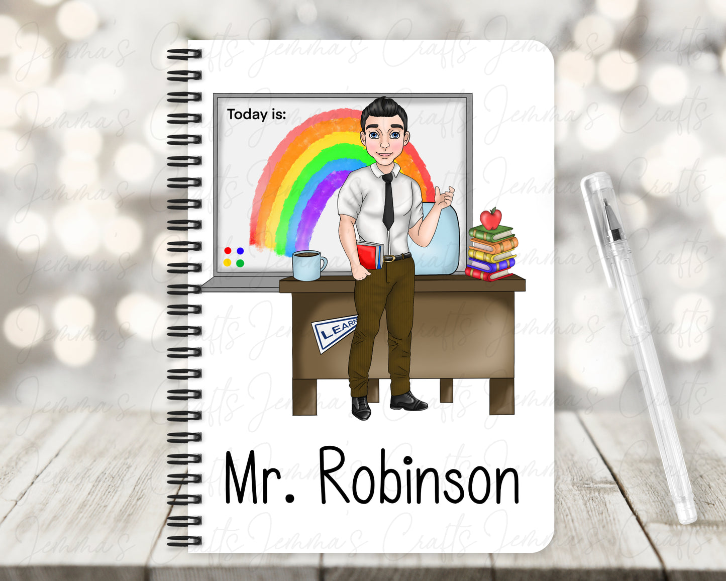 Thank You Teacher A5 Notebook