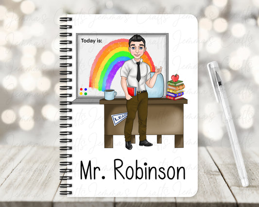 Thank You Teacher A5 Notebook
