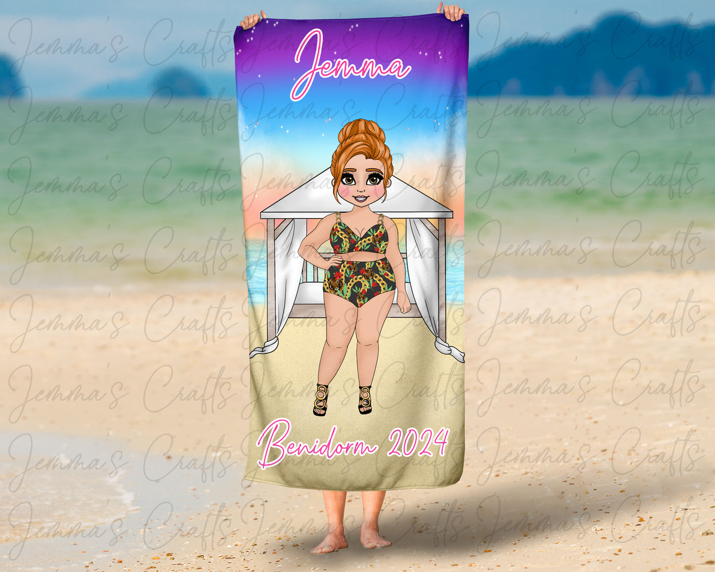 Personalised Beach / Pool Towel