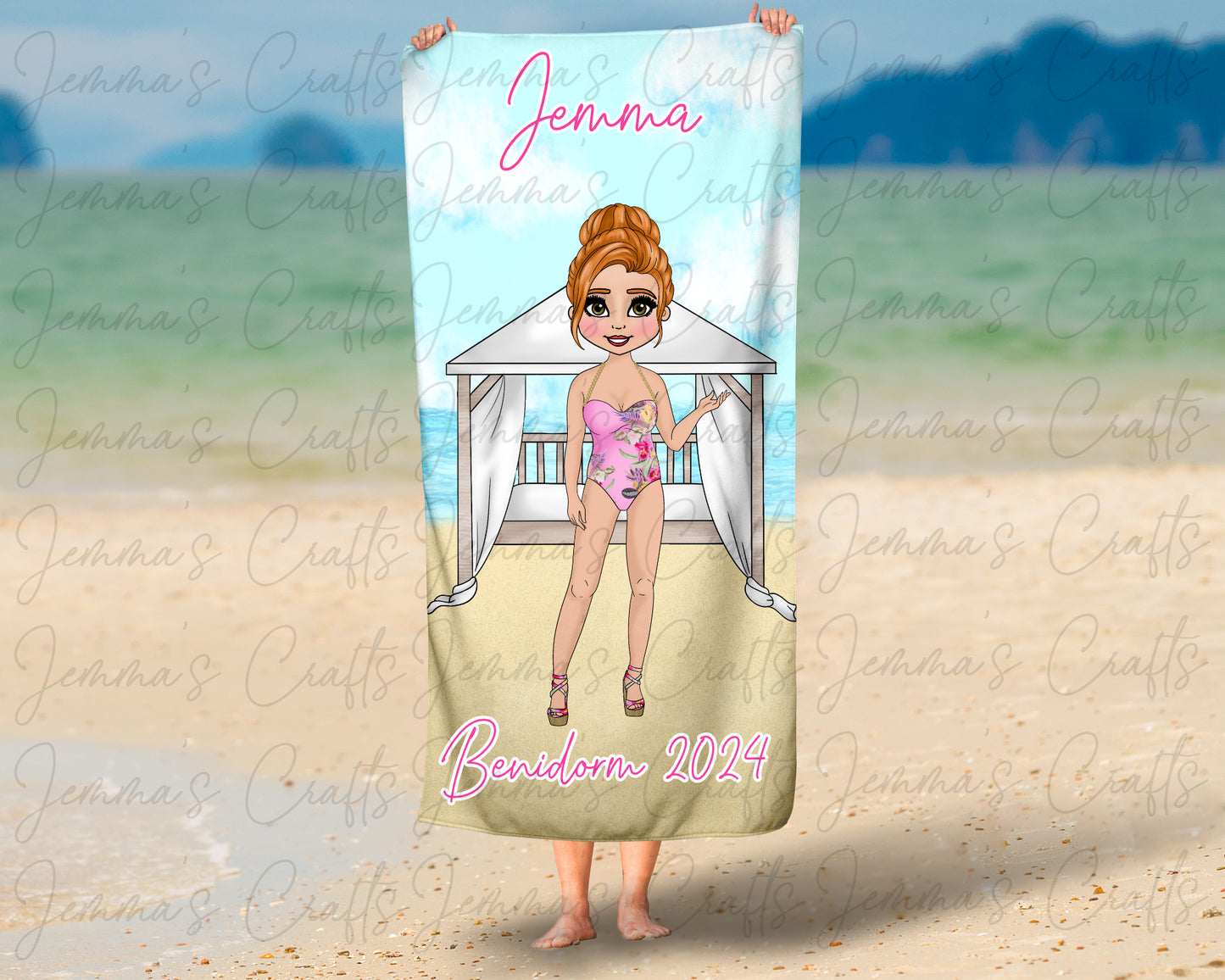 Personalised Beach / Pool Towel