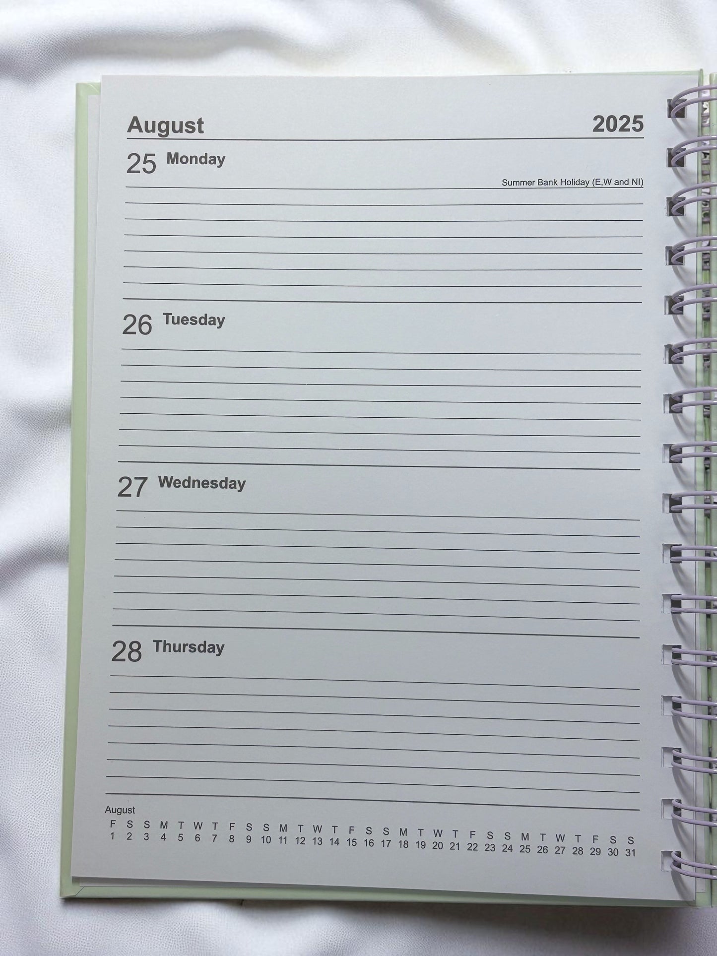Personalised Academic Diary 2025/26!!