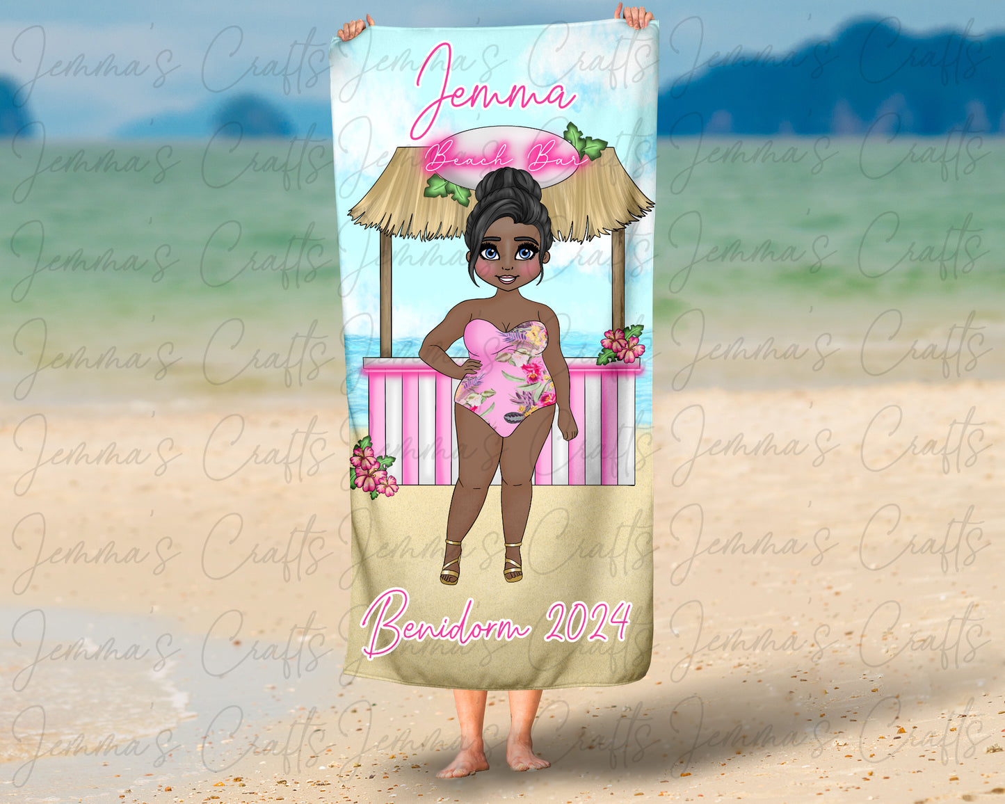 Personalised Beach / Pool Towel