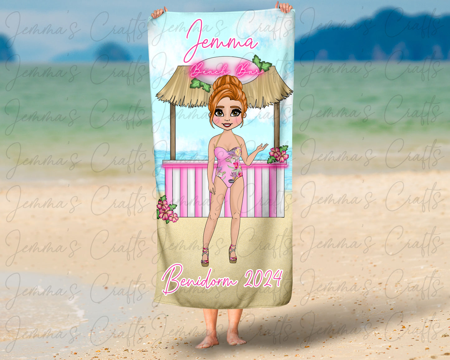 Personalised Beach / Pool Towel