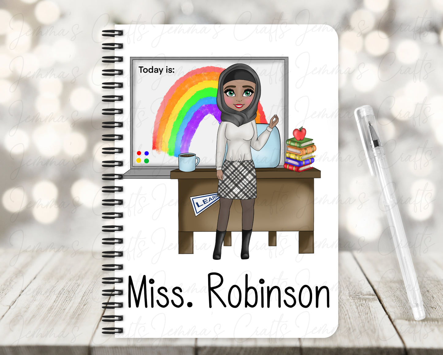 Thank You Teacher A5 Notebook