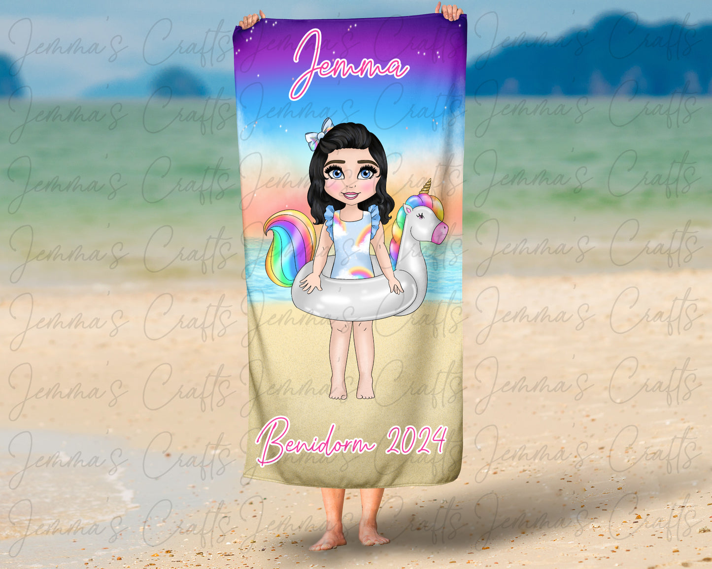 Personalised Beach / Pool Towel