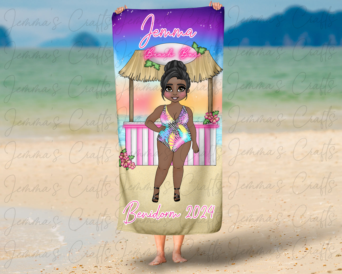 Personalised Beach / Pool Towel