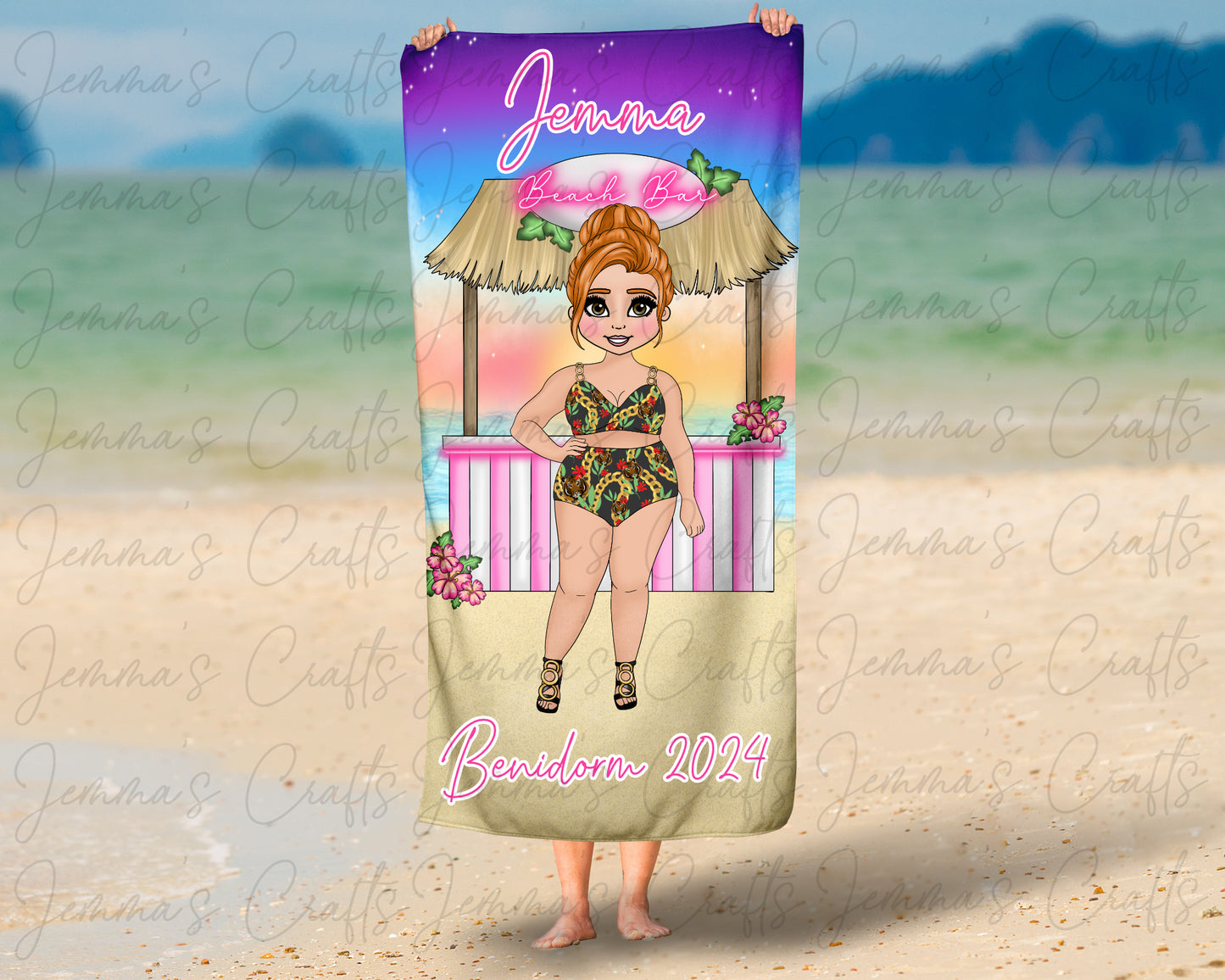 Personalised Beach / Pool Towel