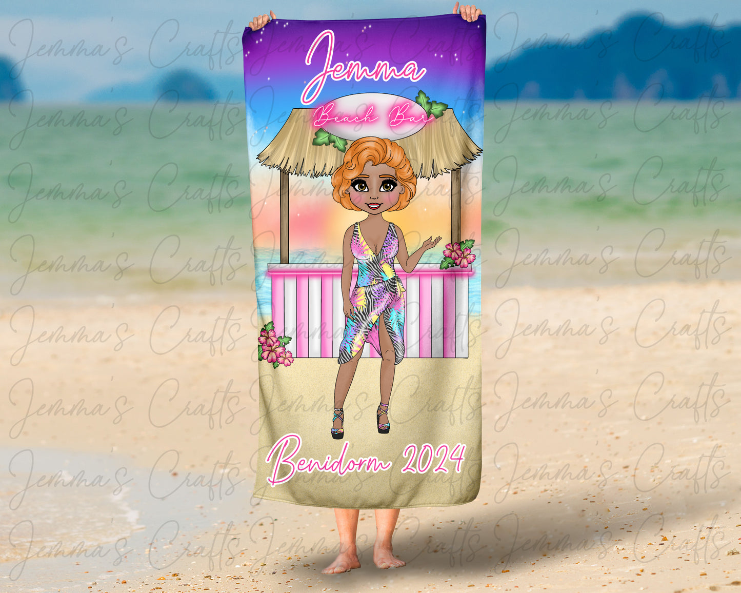 Personalised Beach / Pool Towel