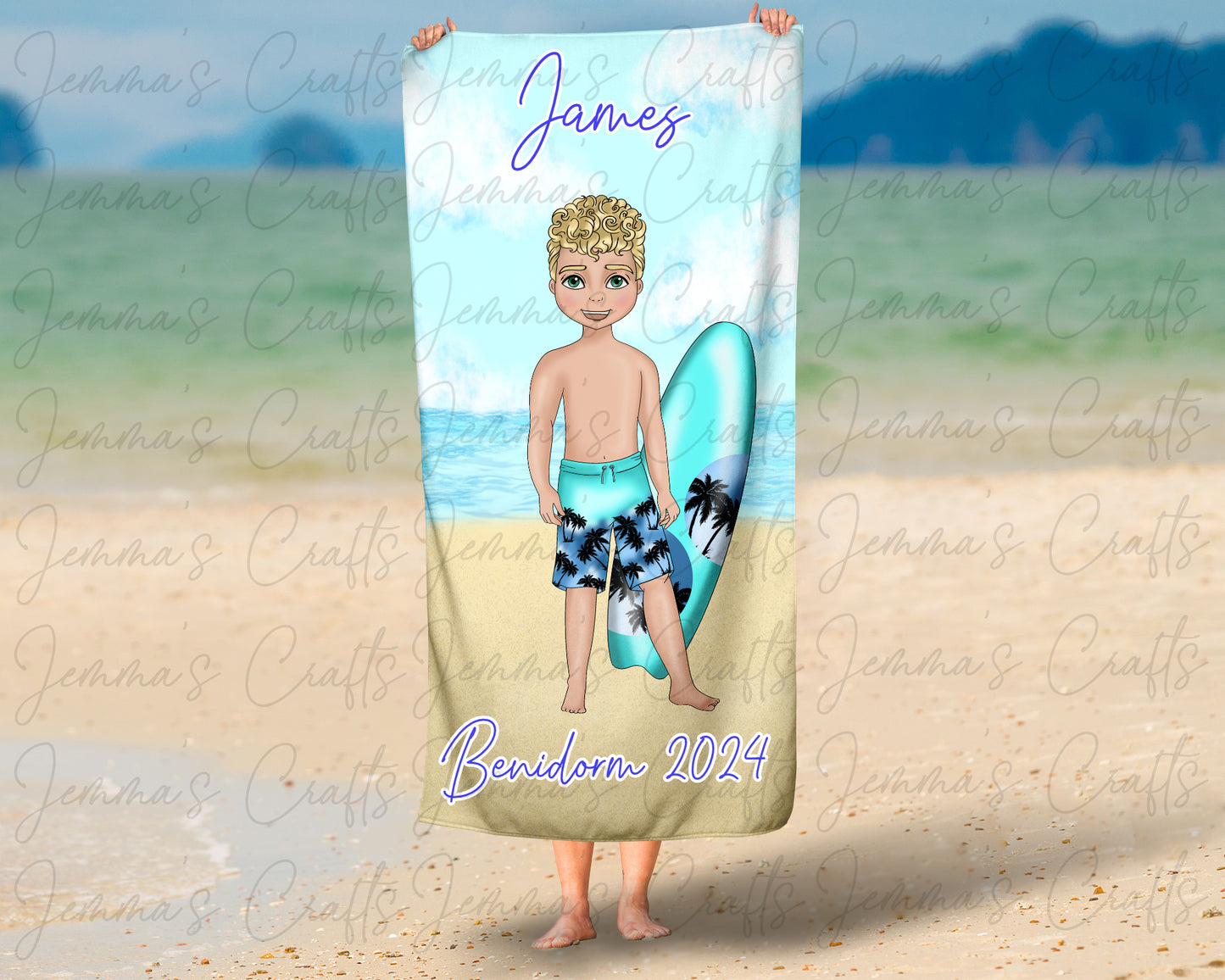 Personalised Beach / Pool Towel