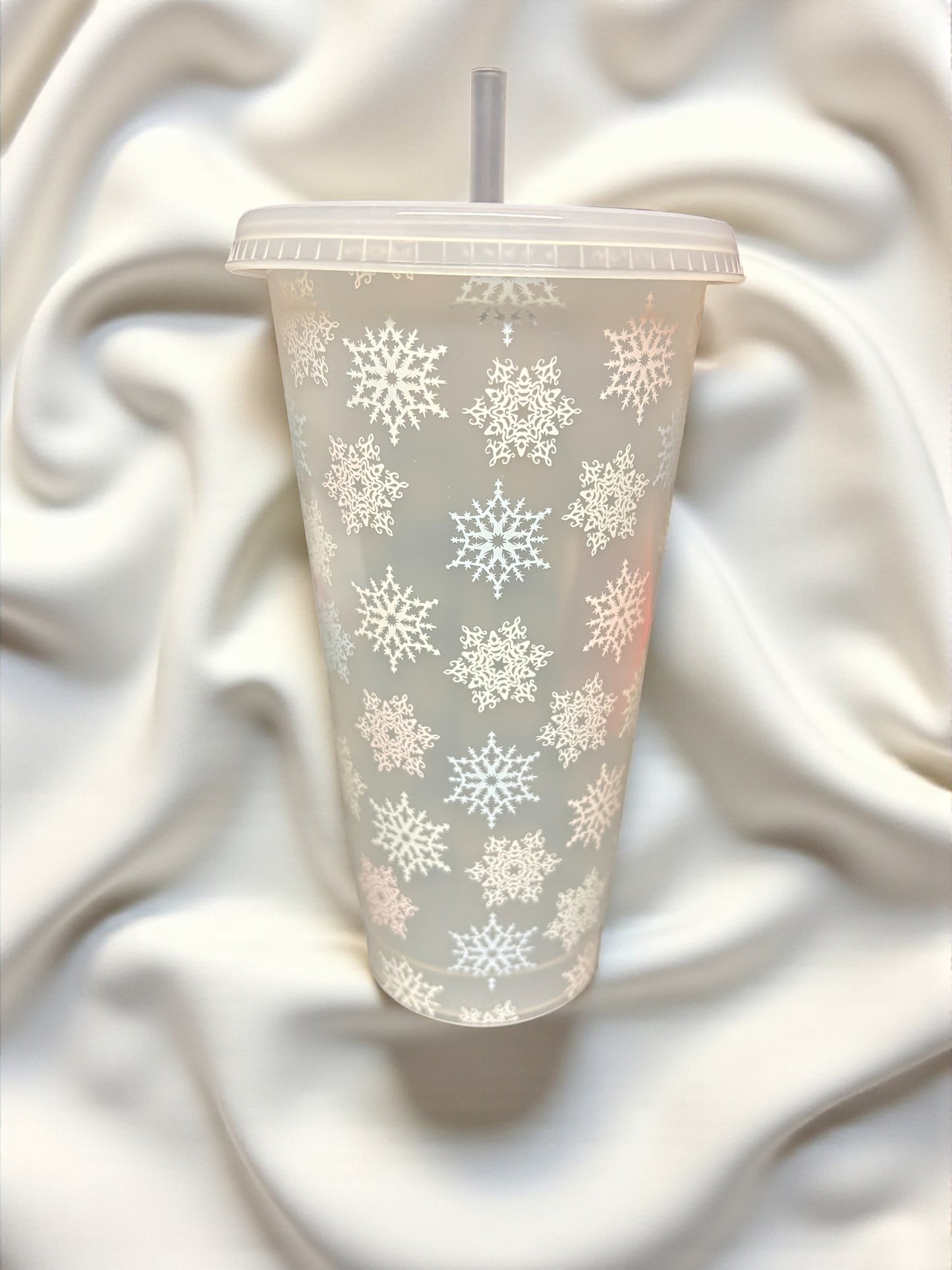 SNOWFLAKE COLOUR CHANGING COLD CUP