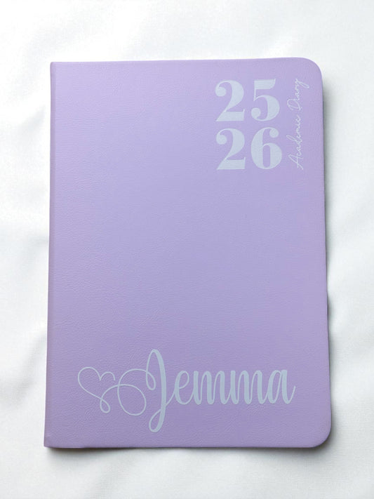 Personalised Academic Diary 2025/26!!