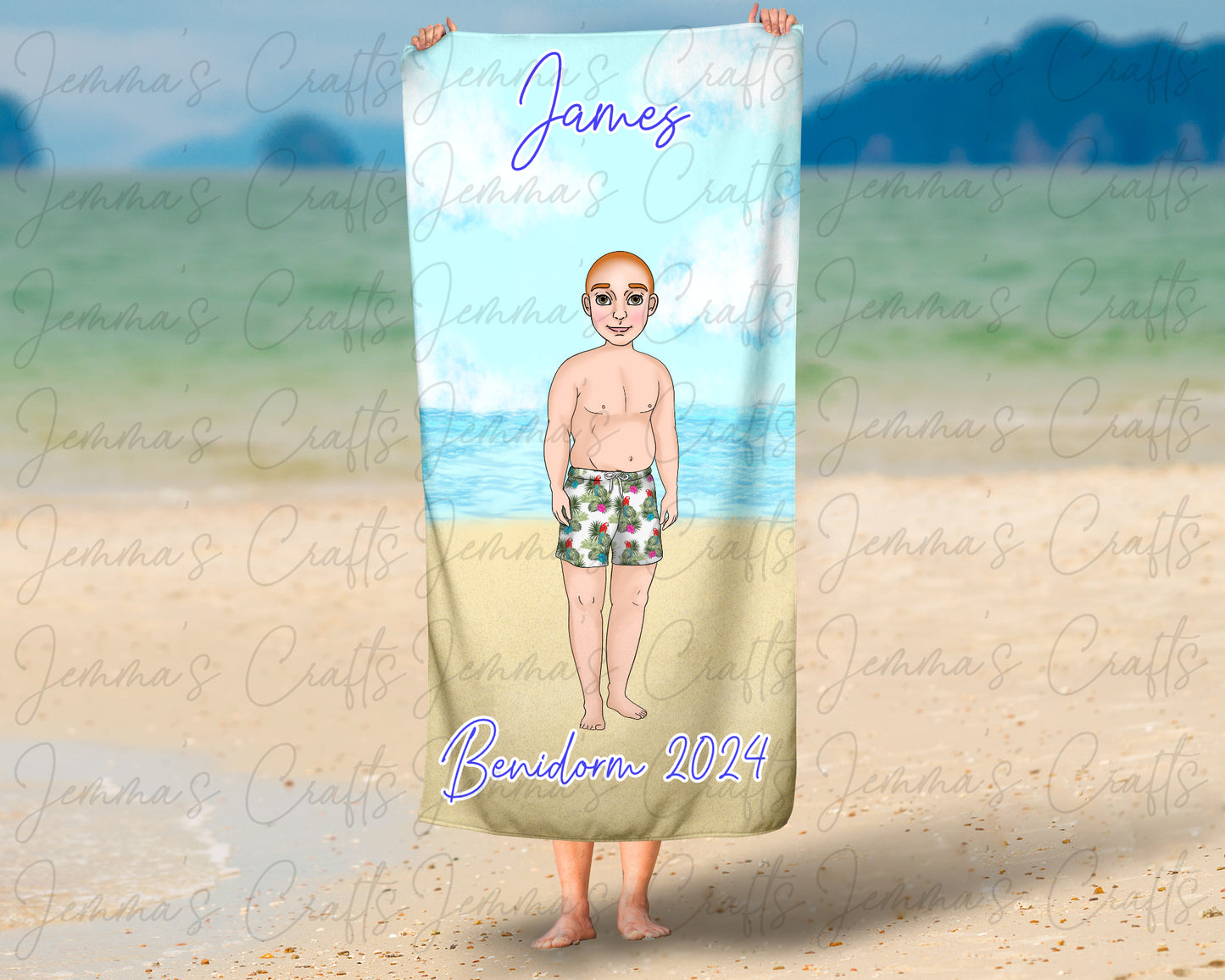 Personalised Beach / Pool Towel