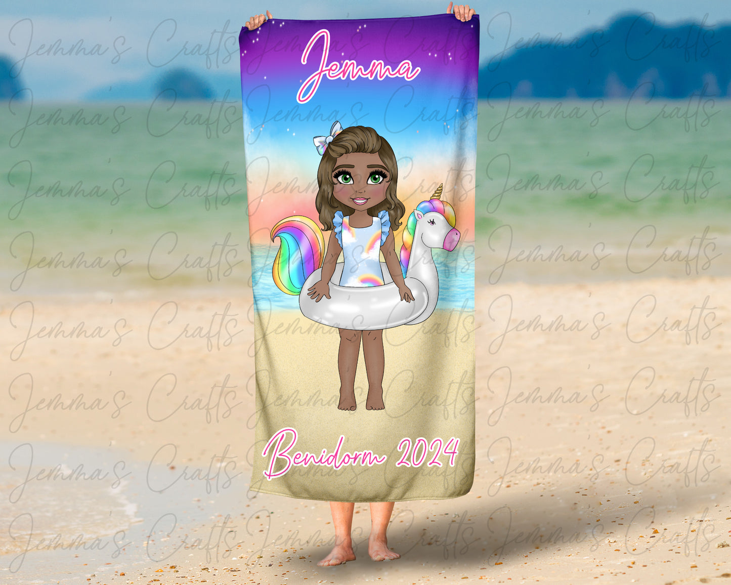 Personalised Beach / Pool Towel