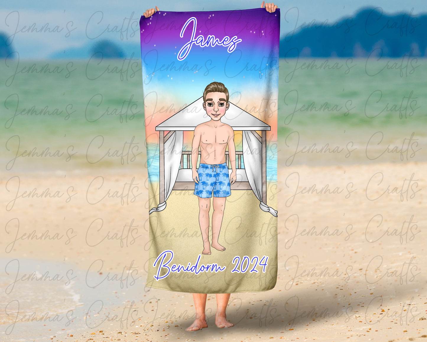 Personalised Beach / Pool Towel