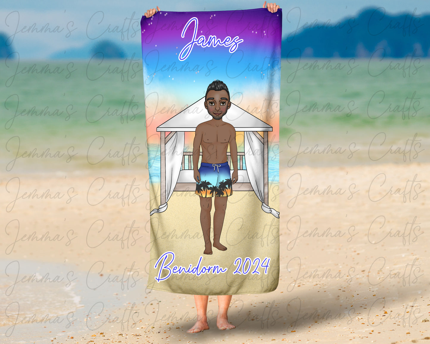 Personalised Beach / Pool Towel