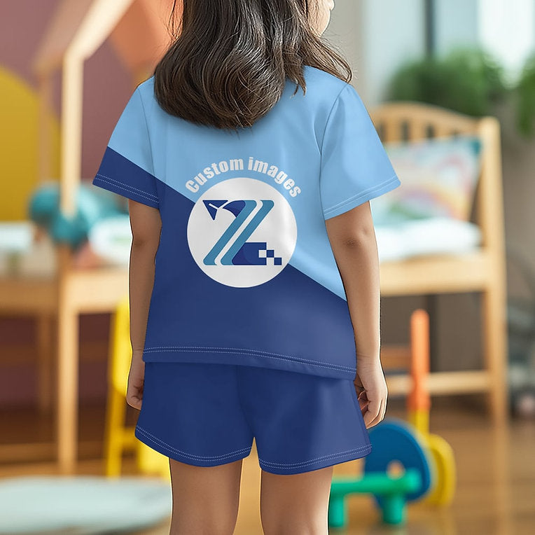 Personalised Kids Short Pyjamas