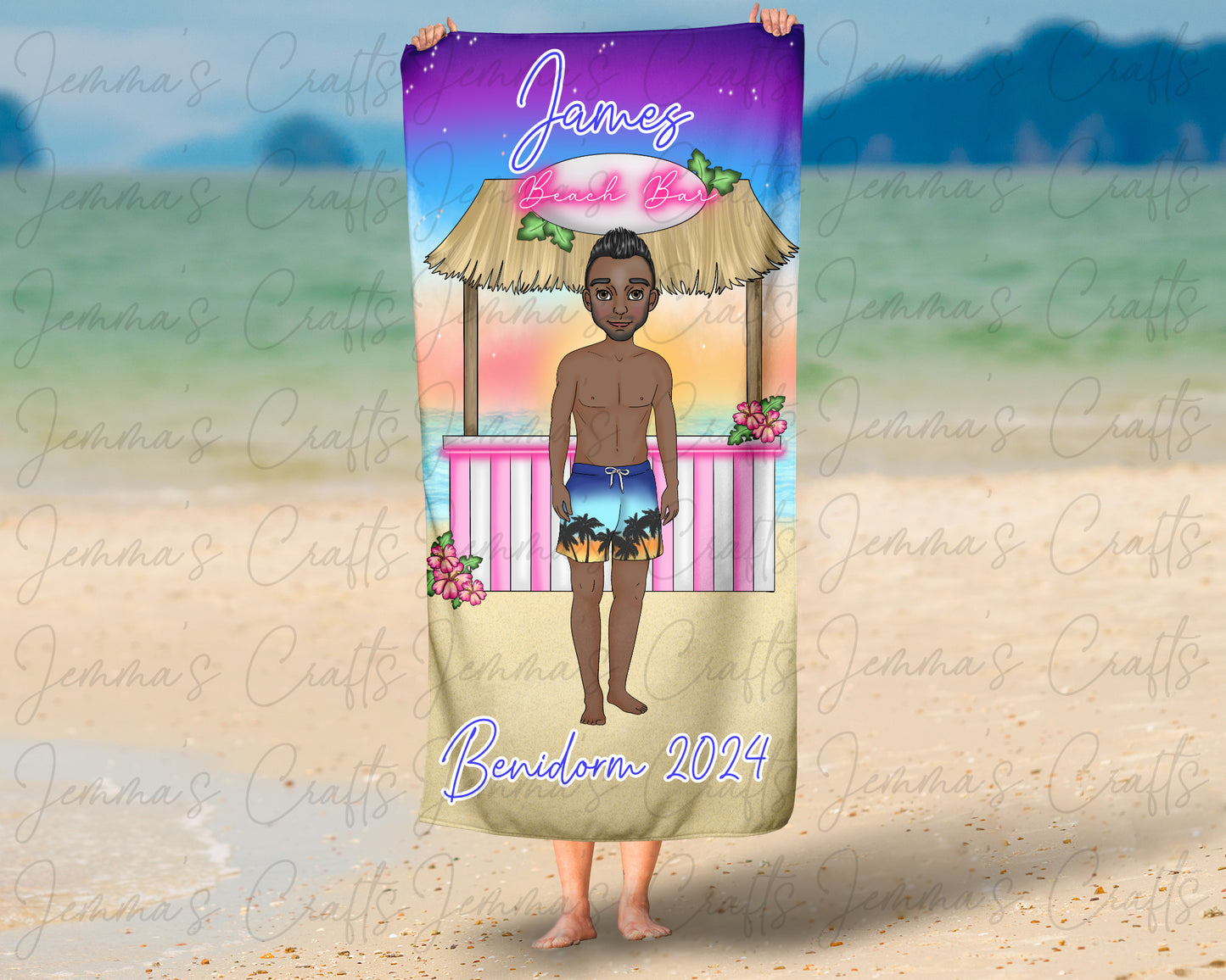 Personalised Beach / Pool Towel