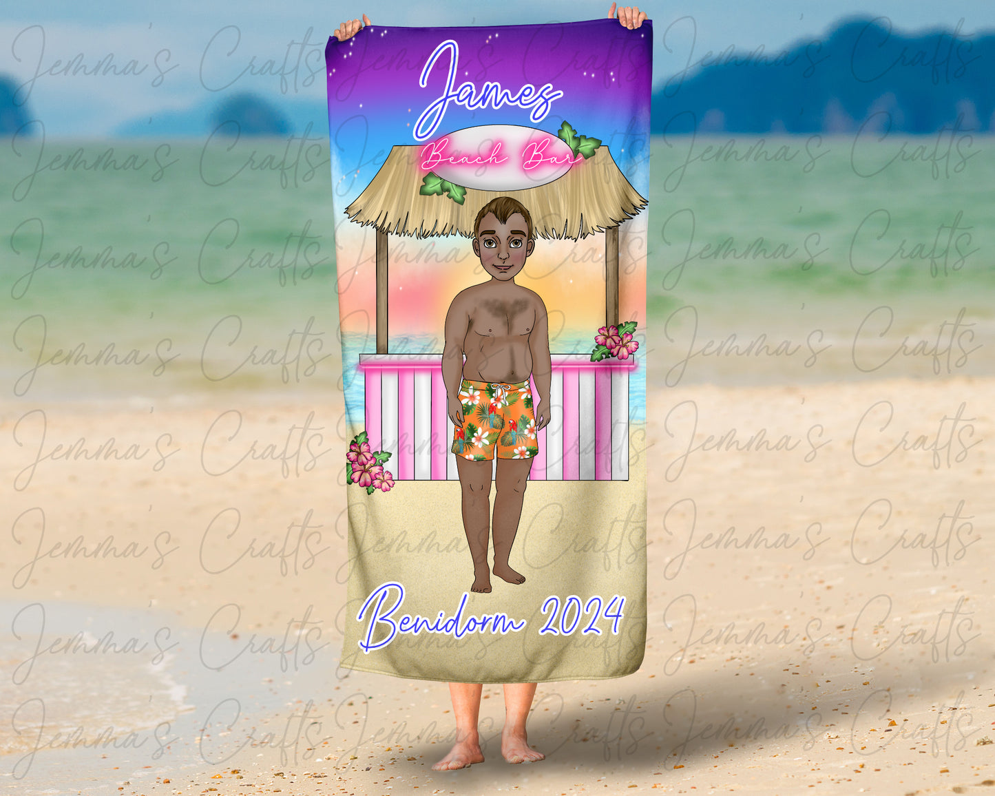 Personalised Beach / Pool Towel