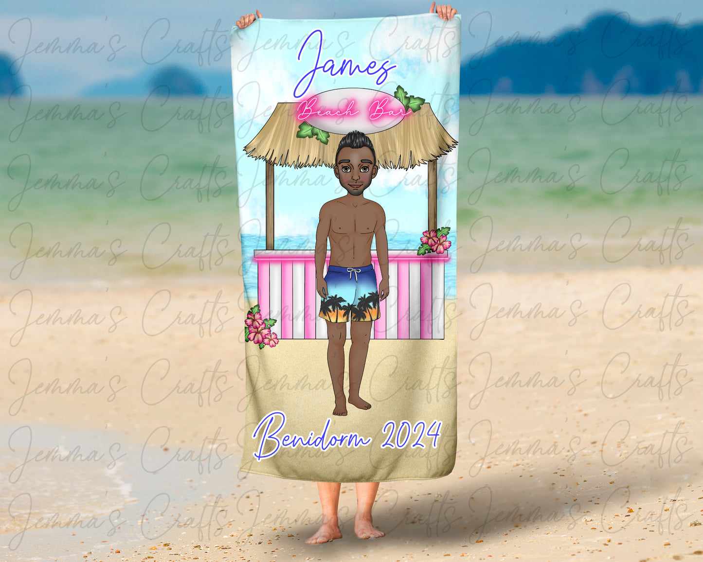 Personalised Beach / Pool Towel