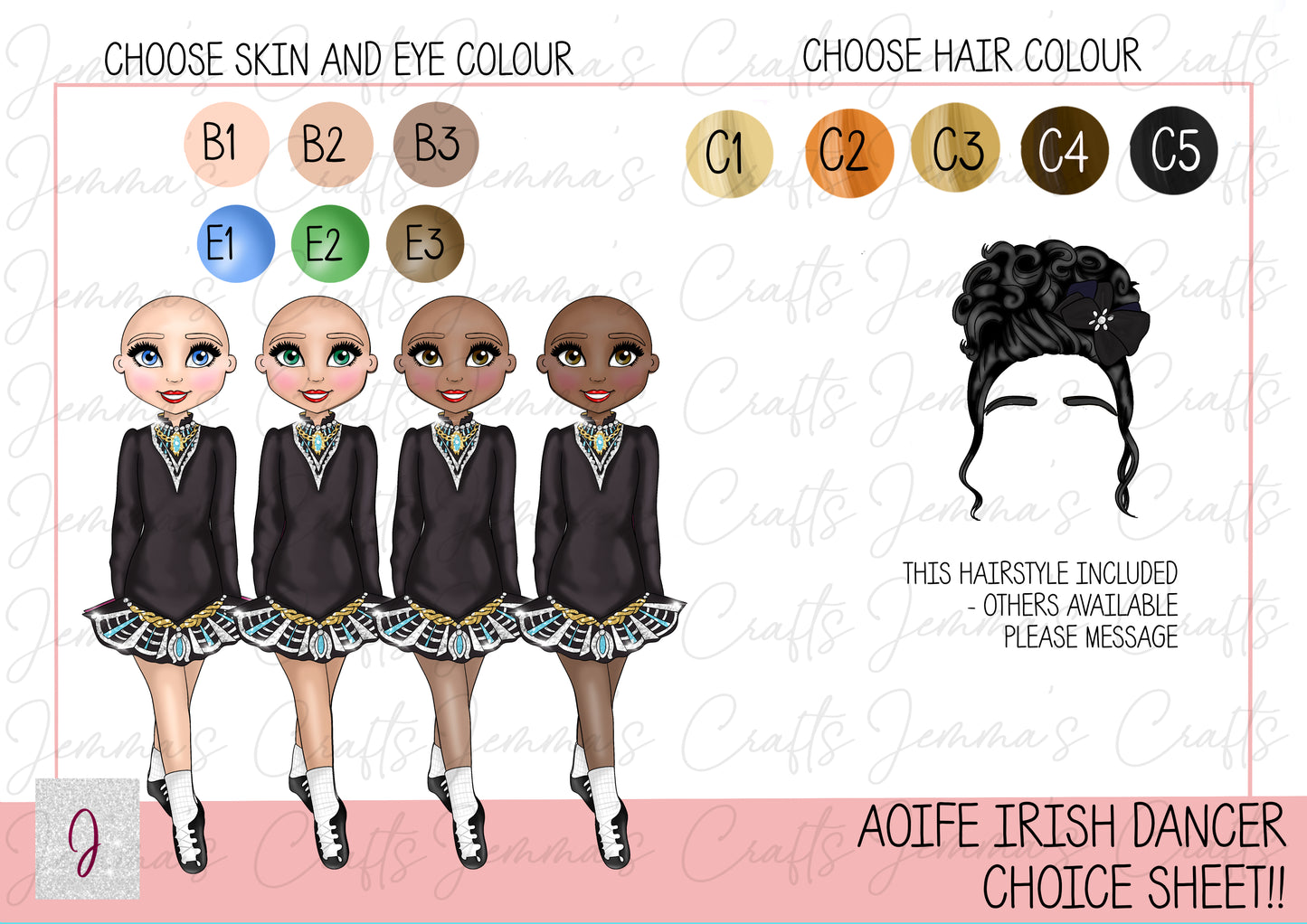 AOIFE - IRISH DANCER - BLACK