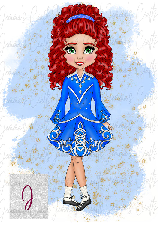 AOIFE - IRISH DANCER - BLUE